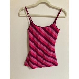 Express Sexy Basic Bra Cami Size Small Pink Striped